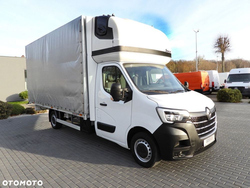 Renault MASTER PLANDEKA 10 PALET WEBASTO TEMPOMAT LEDY PNEUMATYKA KLIMATYZACJA  165KM - 5