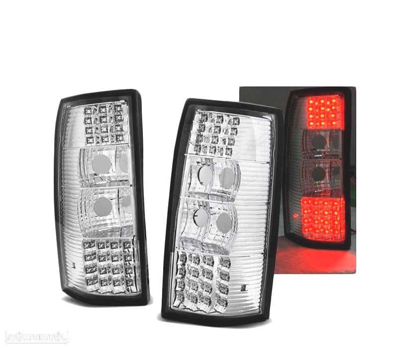 FAROLINS TRASEIROS LED OPEL OMEGA B CARAVAN 94-99 CROMADOS - 1