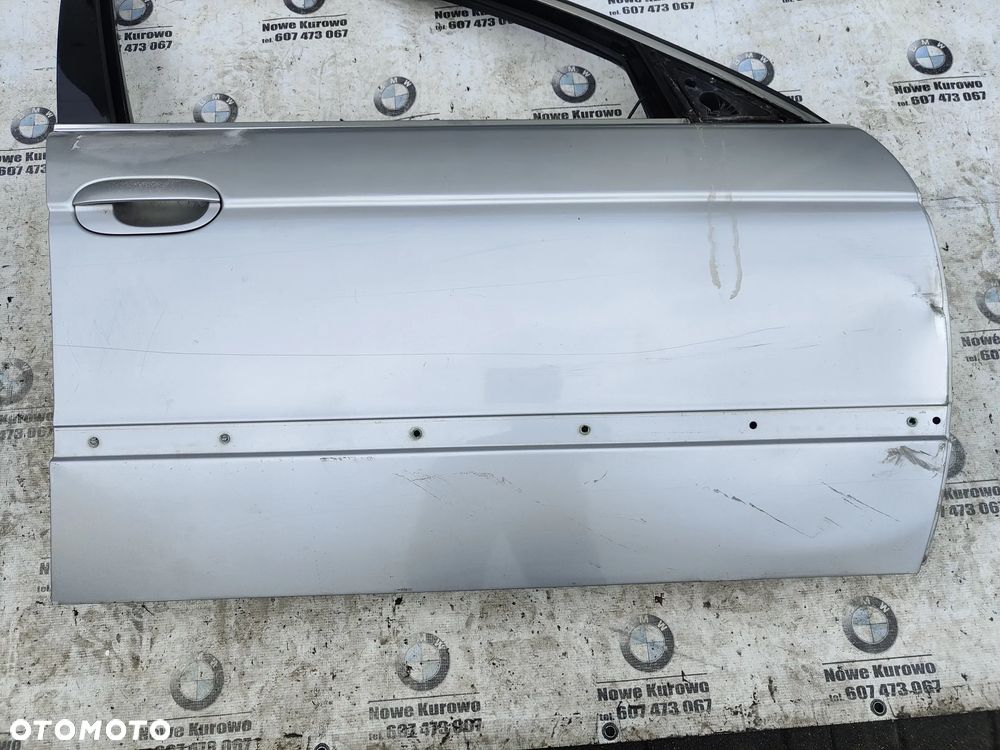 BMW E39 Drzwi prawe przednie przód Titansilber 354 - 2