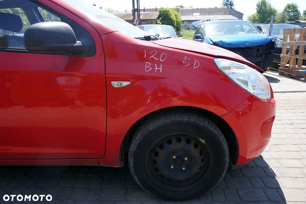 MASKA ZDERZAK BŁOTNIKI LAMPY I20 I BH  HYUNDAI 2008-2012 CZERWONY PRZÓD KOMPLETNY - 14