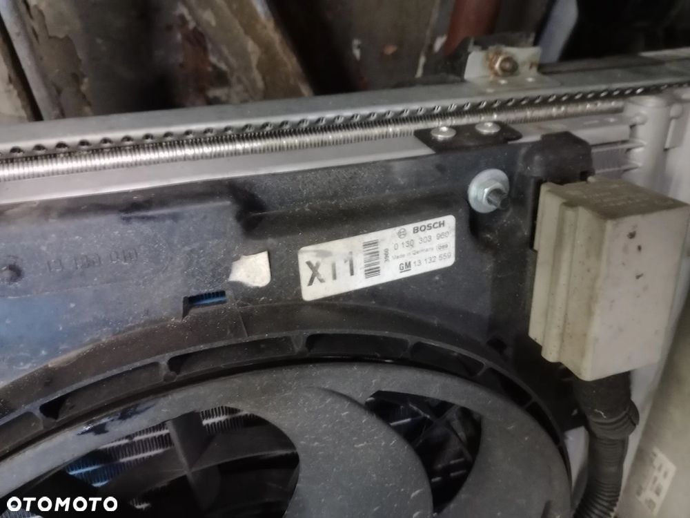 Chłodnice komplet, chłodnica klimatyzacji, wody, wiatrak, opel astra H - 8