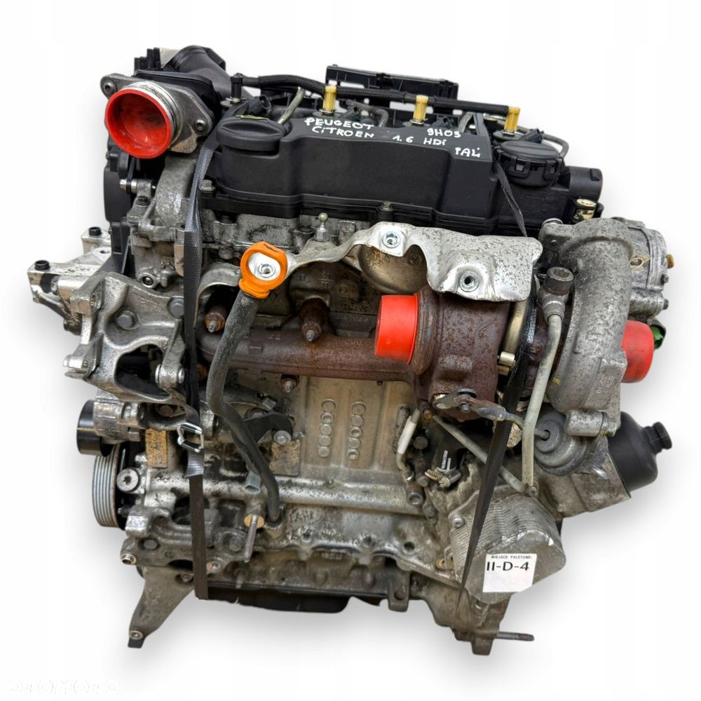 SILNIK 9HT 9H03 Citroen Berlingo Peugeot Partner III 1.6 HDI 75KM 149 066km - 1