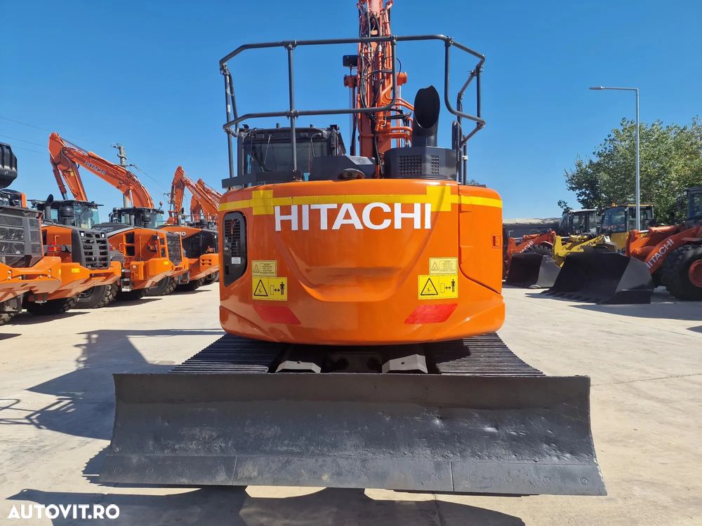 Hitachi ZX135, 2019, 4.880h, LAMA NIVELARE, compact,  15,7tone, Cupla rapida hidraulica, Cupa NOUA, inst picon, 3 camere luat vederi, Ad sapare 6m, Ridica 7,5t, latime 2,49m, Motor Isuzu 104CP, Antifurt, consum 7,8l/h, posibilitate leasing, PROMOTIE 76900EUR - 3