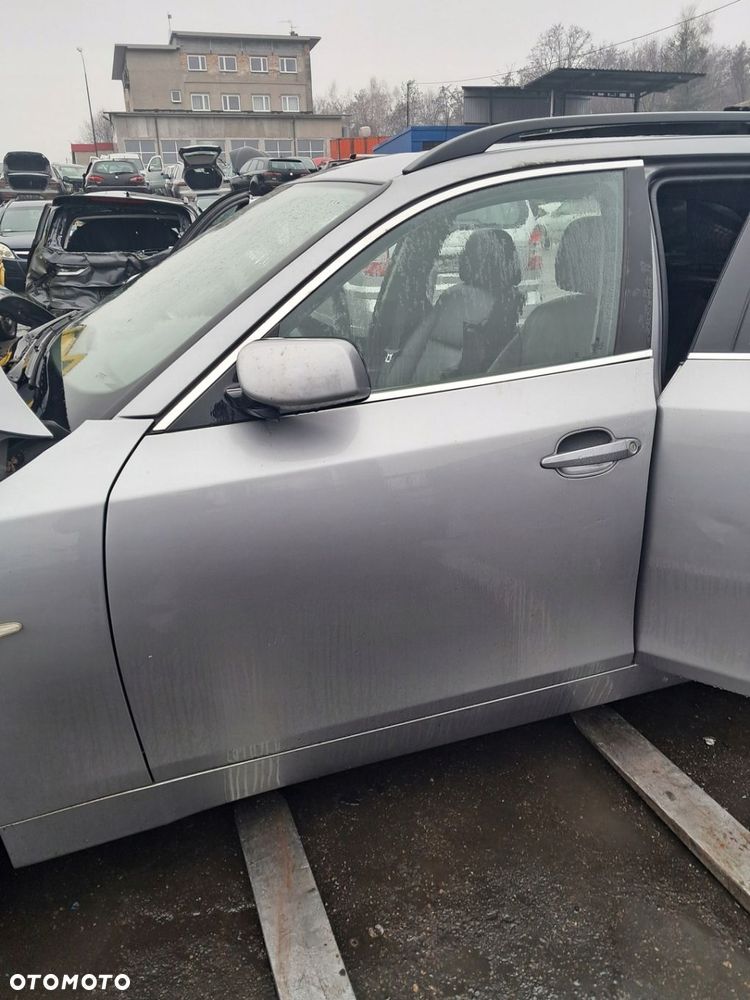 BMW 5 E60 E61 Drzwi lewy przód A08/7 SILBERGRAU METALLIC - 1
