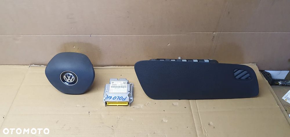 Zaślepka konsoli poduszki sensor AIRBAG zestaw naprawczy VW Polo V 6R - 5