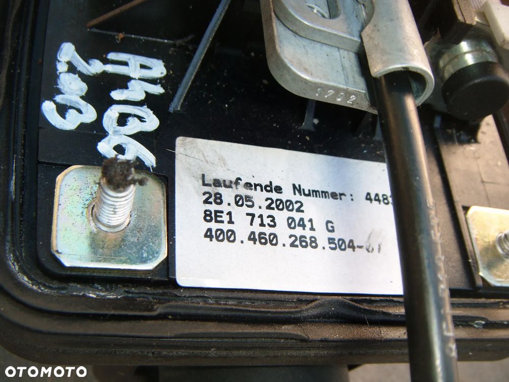 audi a4 b6  2.0b automat lewarek zmiany biegów 8e1713041g - 2