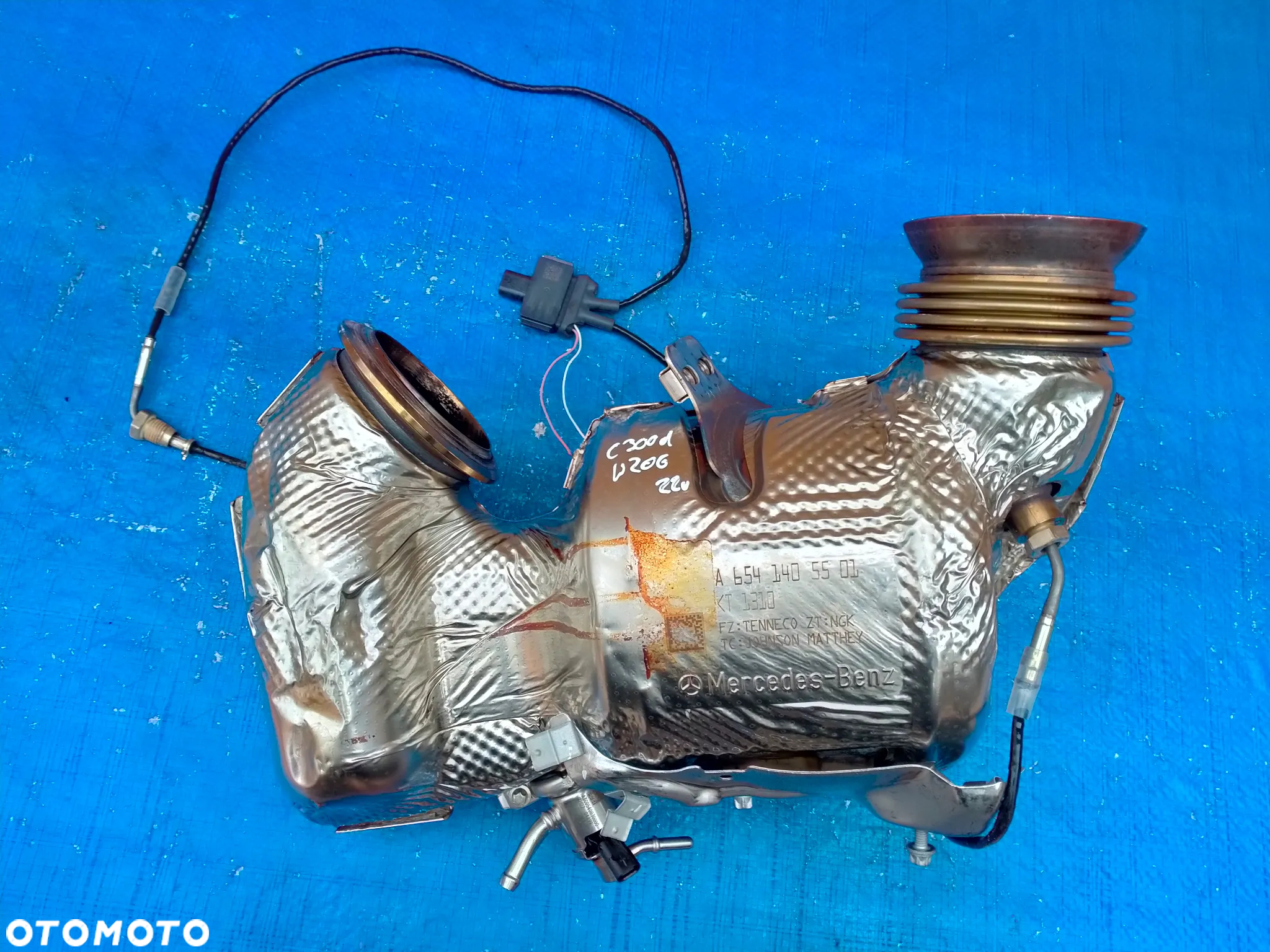 MERCEDES C klasa W206 / A6561405501 / DPF FAP ADBlue Filtr Cząstek Stałych Katalizator / CZUJNIK TEMPERATURY WTRYSK / ORYGINAŁ - 8