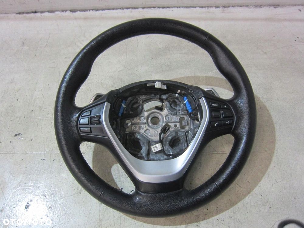 BMW F30 F36 KIEROWNICA SKÓRZANA GRZANA SKÓRA 6878251 ŁOPATKI 32306878251 - 1
