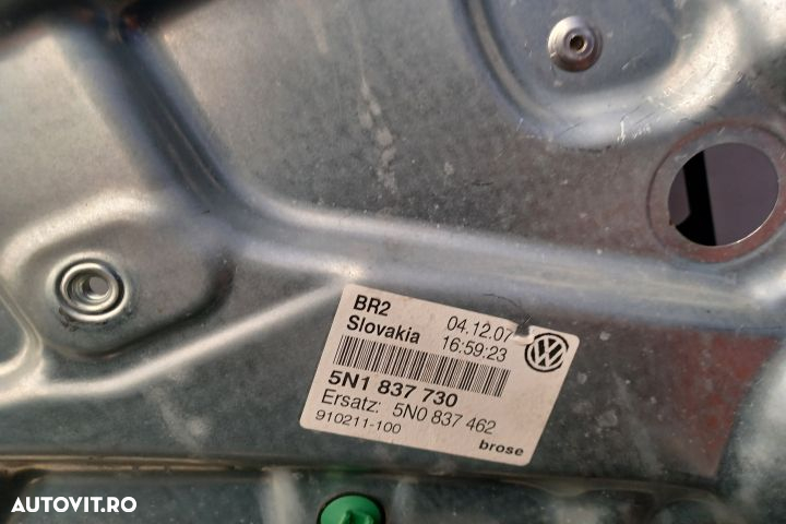 Macara geam fata dreapta electrica 1K0959792J 5N0959702 5N1837730 5N0 - 4