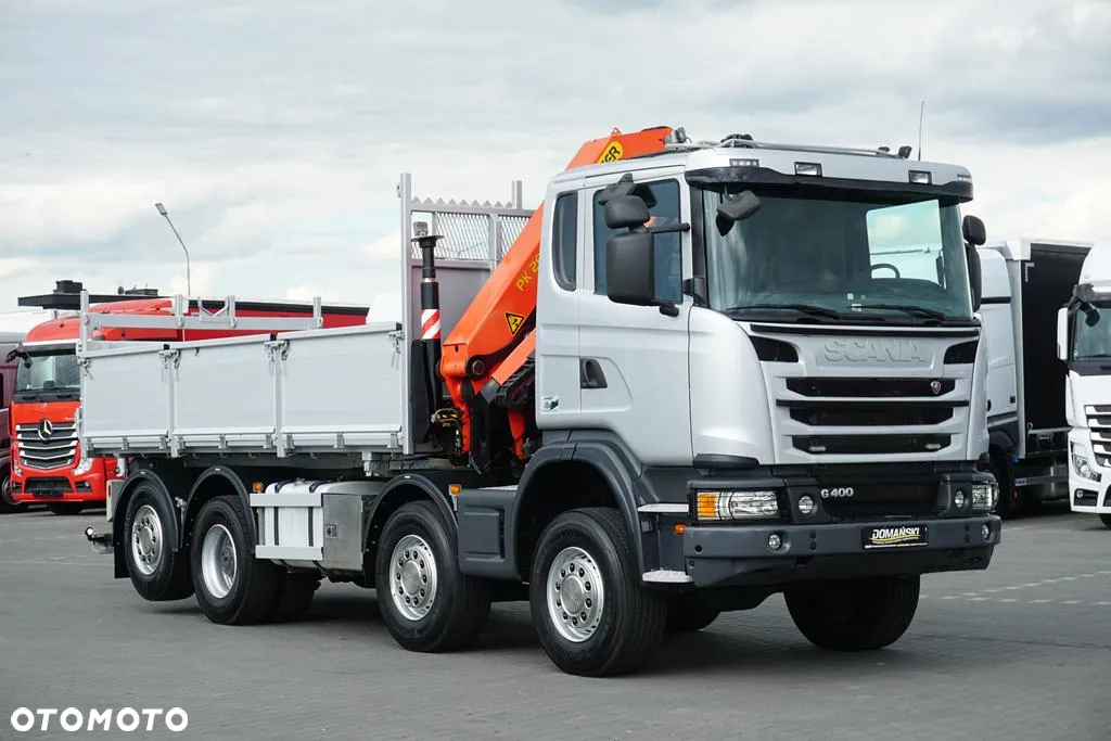 Scania G 400 / E 5 / 8 X 4 / 4 x 4 / WYWROTKA + HDS / TRIDEM / PALFINGER PK 26002 / MANUAL - 10