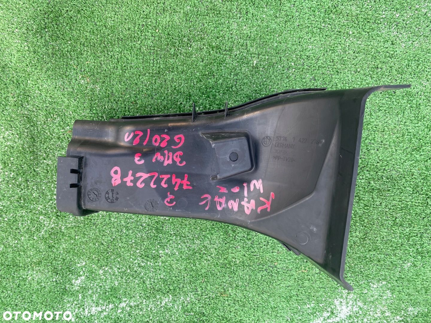 WLOT powietrza CHŁODZENIA TARCZ prawyBMW 3 G20 G21 - 1