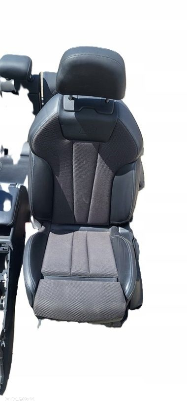 AUDI A4 B9 8W FOTELE ŚRODEK KANAPA PÓŁSKÓRA S-LINE EU - 2