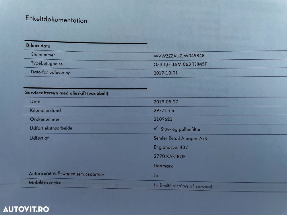 Volkswagen Golf 1.0 TSI (BlueMotion Technology) Comfortline - 28