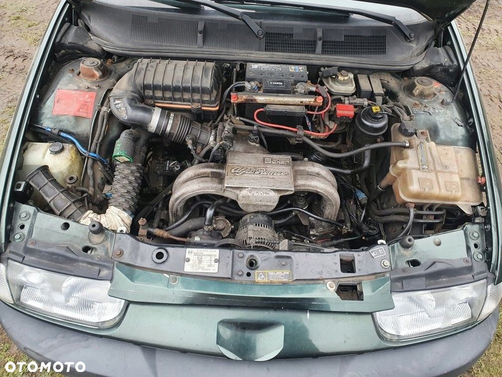 maska PRZÓD PRZEDNIA ALFA romeo 146 96 rok POKRYWA SILNIKA zielona zdrowa - 10