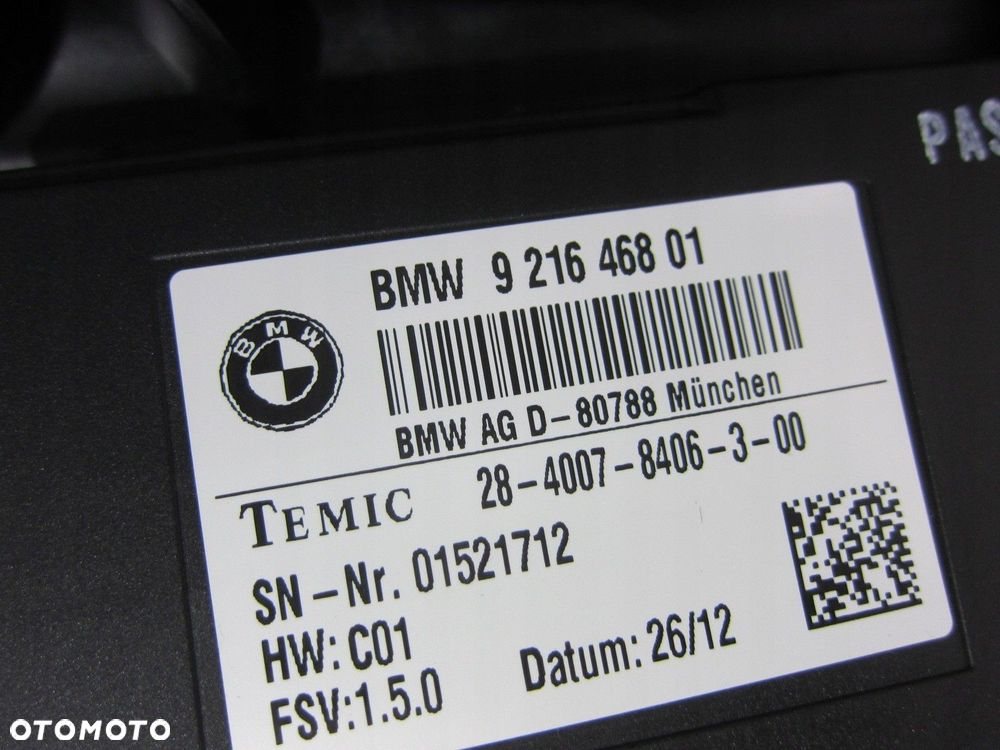 BMW F10 F11 FOTELE FOTEL LEWY PRAWY SKÓRA CZARNA - 16