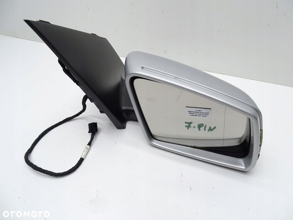 LUSTERKO PRAWE PRAWY PRZÓD PRZEDNIE MERCEDES W246 B-KLASA 14R 761 7 PIN - 2