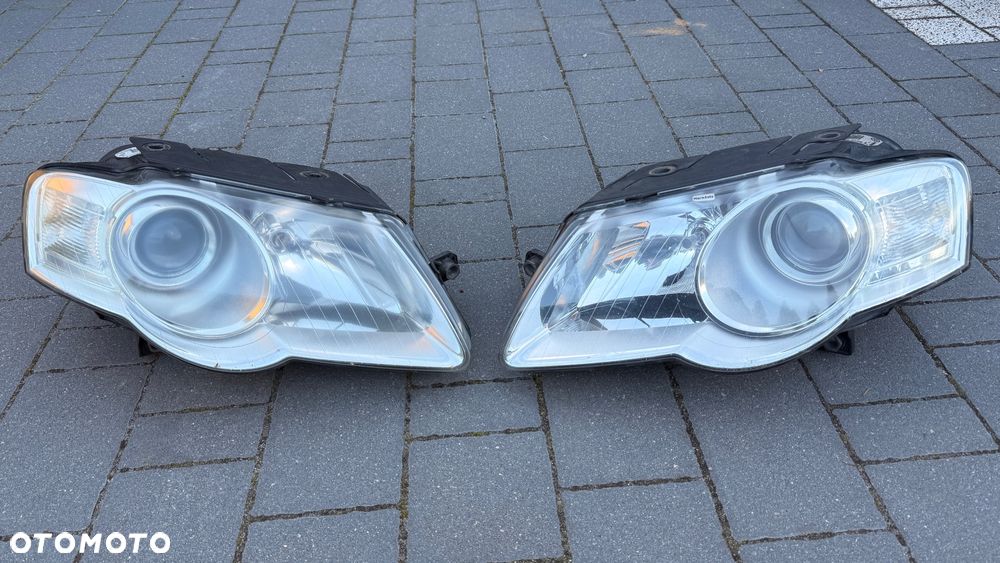 Lampa VW Passat Przód B6 Lewa Prawa Reflektor Valeo Lewy Prawy Volkswagen Soczewka 3c0941005