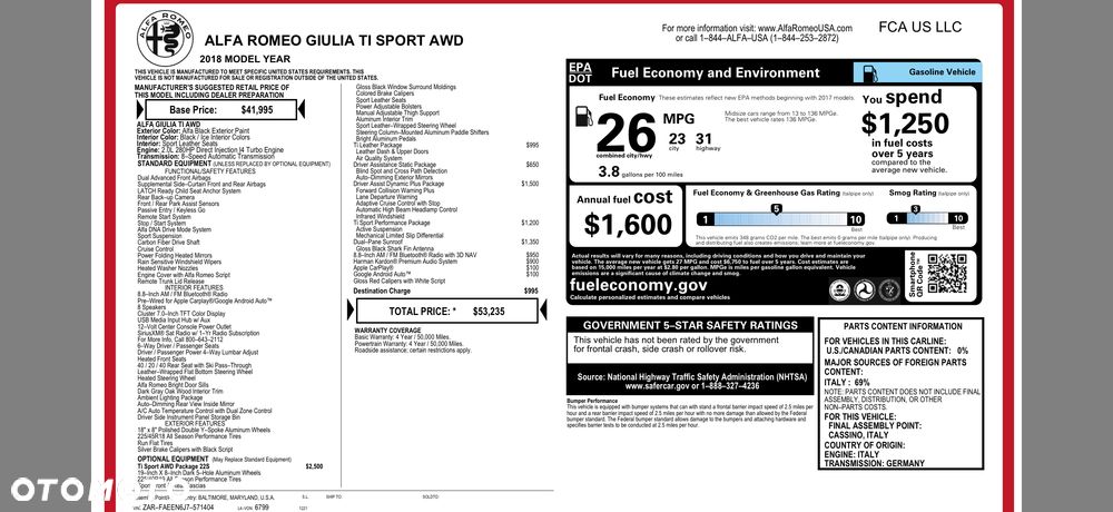 Alfa Romeo Giulia 2.0 Turbo Veloce TI Q4 - 27