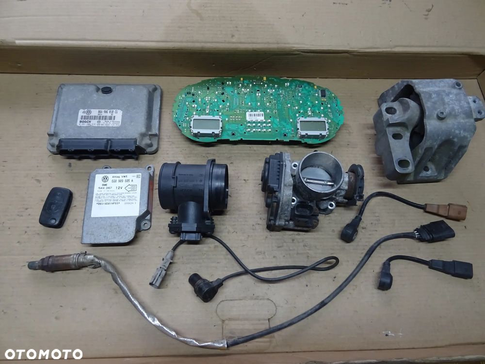 1,8 TURBO AGU VW AUDI SKODA KOMPUTER SILNIKA PRZEPUSTNICA PRZEPŁYWOMIERZ CZUJNIK SONDA MODUŁ - 1