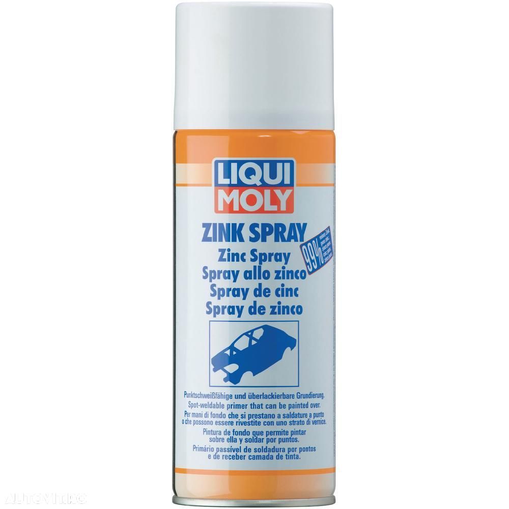 Spray zinc Liqui Moly, pentru protectie impotriva coroziunii, rezistenta temperatura 500°C - 1