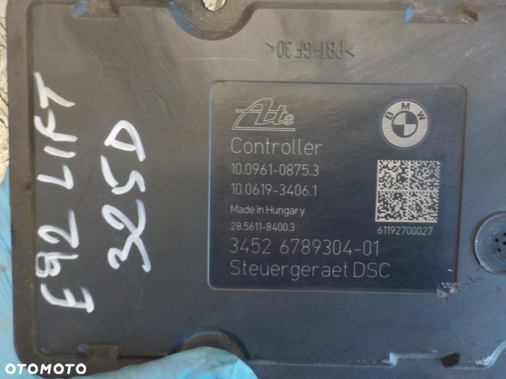BMW E90 E82 E92 POMPA ABS DSC 6789303 - 3