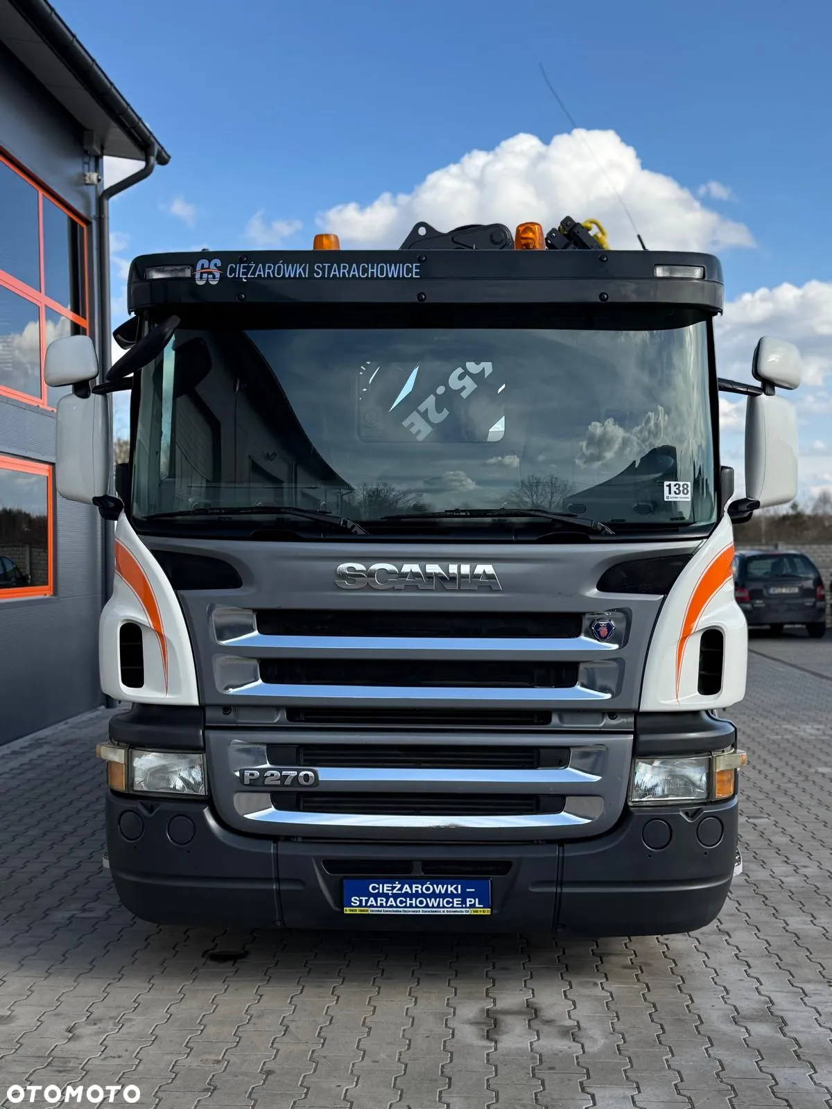 Scania Scania P R 270 / 6x2 / 6x4 / wywrotka 3-S + HDS / stare tacho / żuraw , dzwig , kran , Krane - 8