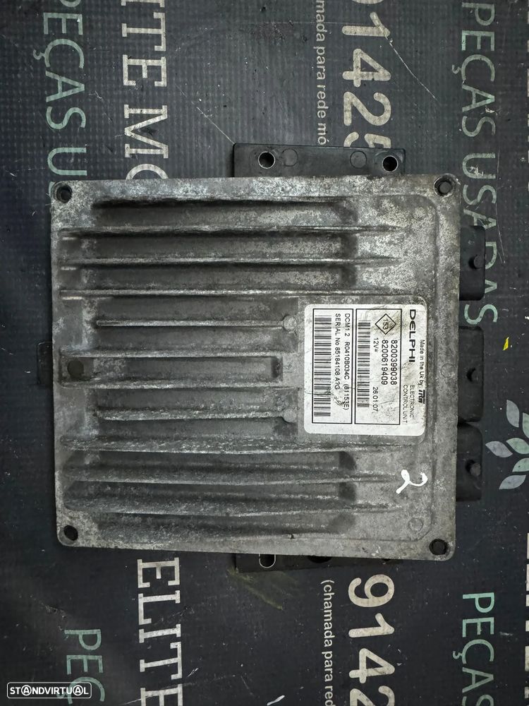 Centralina usada DELPHI 8200399038 RENAULT CLIO III 3 1.5 DCI K9K766 KANGOO - 1
