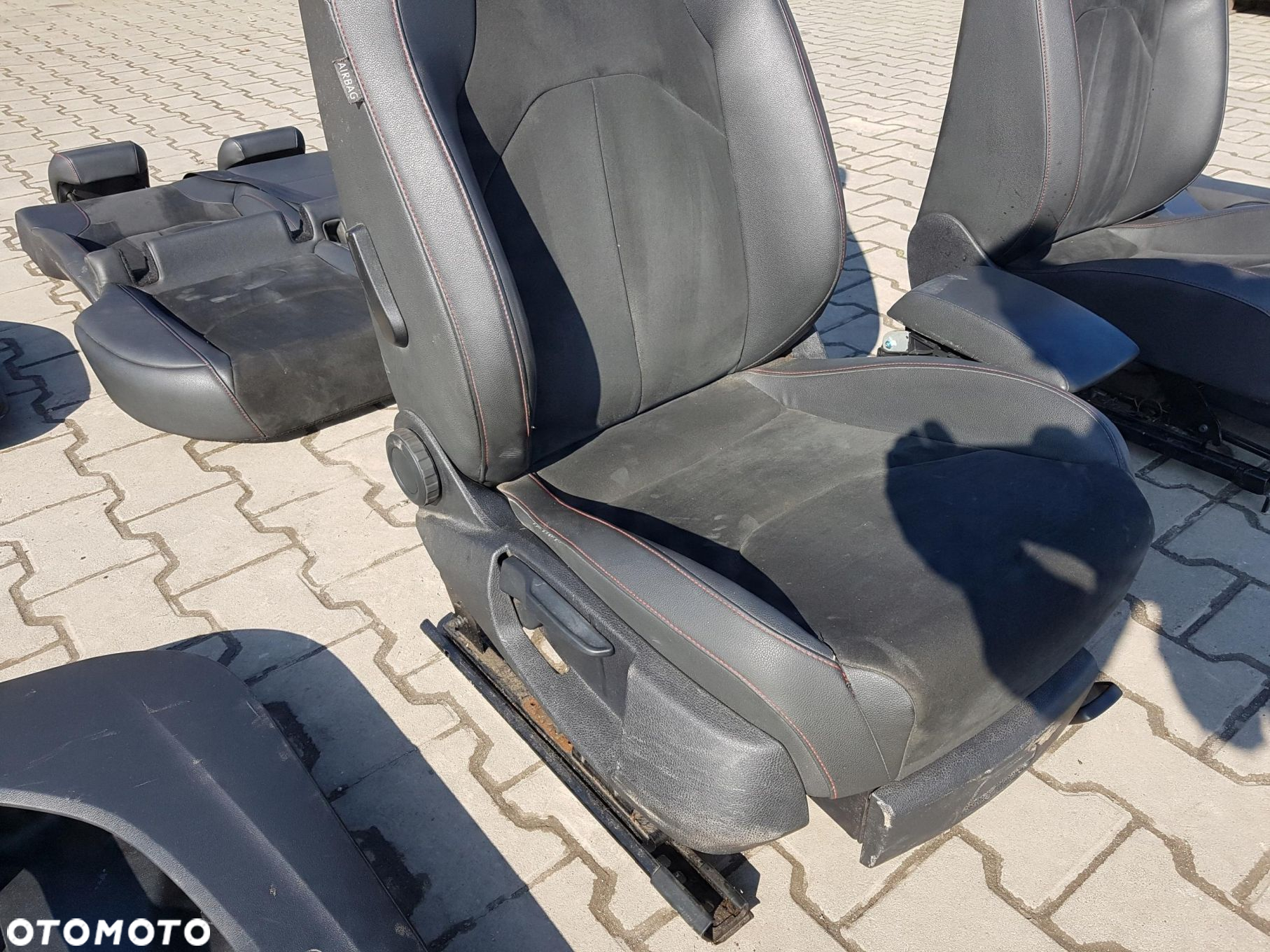 SEAT LEON III 3 12r- FR HB FOTELE SKÓRZANAE ALCANTARA KANAPA BOCZKI 5D - 8