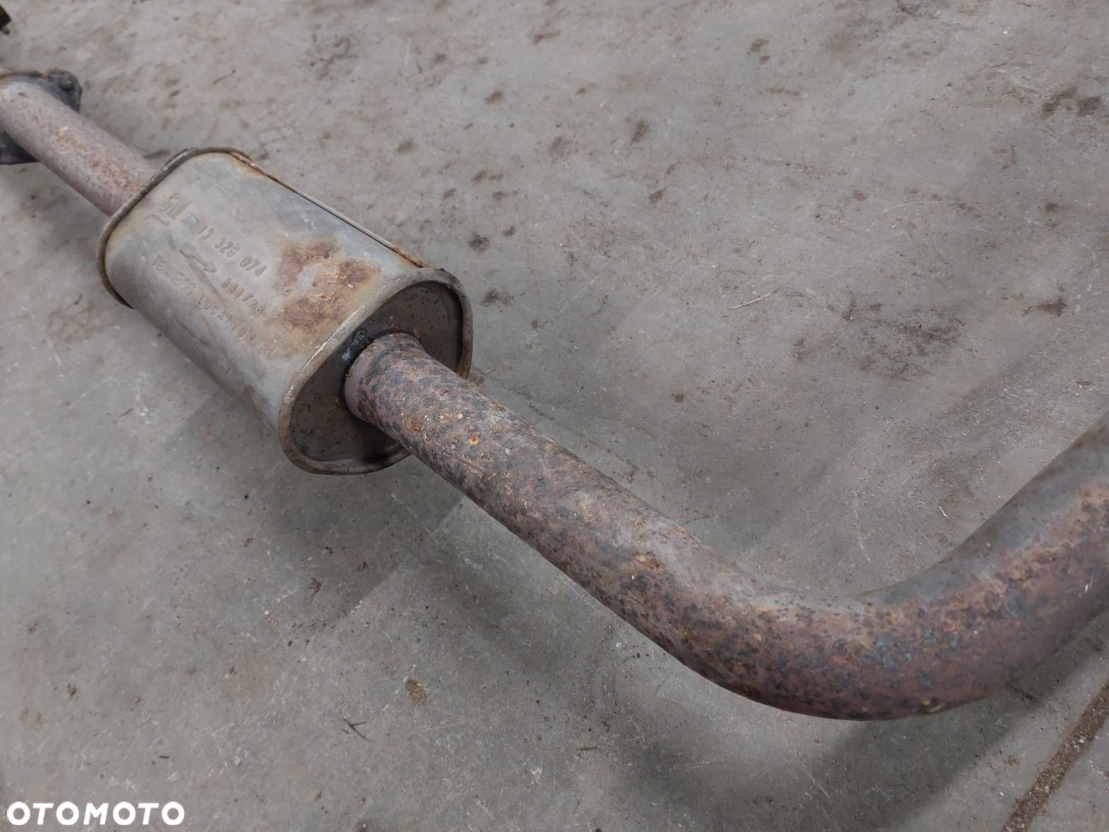 TŁUMIK WYDECH KOŃCOWY + ŚRODKOWY OPEL ASTRA J 1.4 T 13326074 13265308 - 5