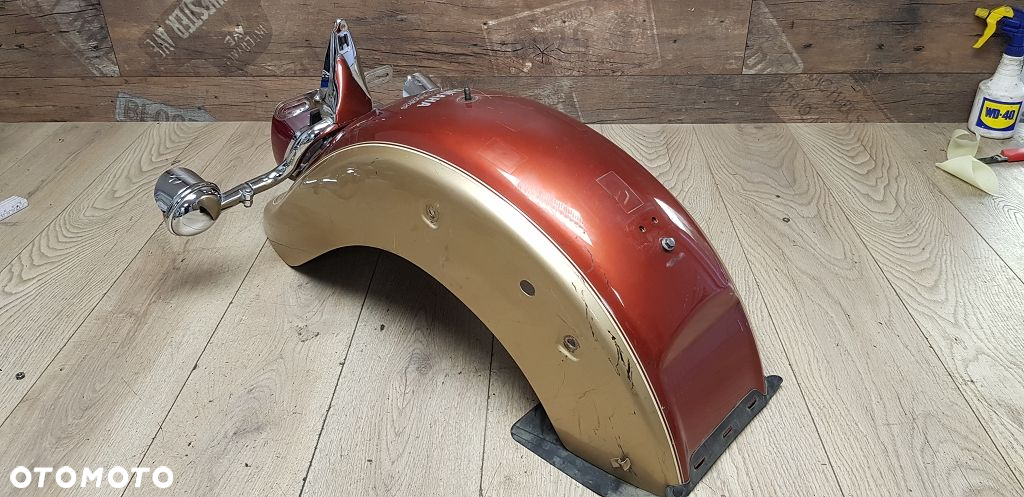 Błotnik tył daszek lampa kierunkowskazy Yamaha XVS650 Drag Star Classic - 11