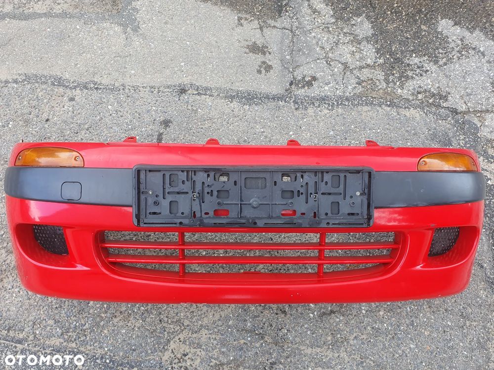 DAEWOO MATIZ ZDERZAK PRZÓD PRZEDNI CZERWONY KOMPLETNY - 1