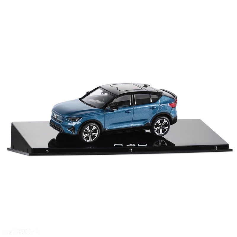 VOLVO model C40 Recharge 1:43 Fjord Blue OE - 1