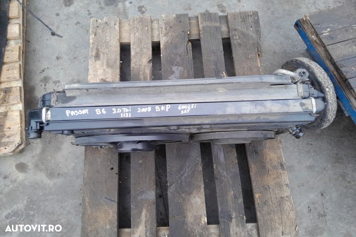 Radiator apa racire motor + AC 2.0 BKP Volkswagen VW Passat B6 [2005 - 2