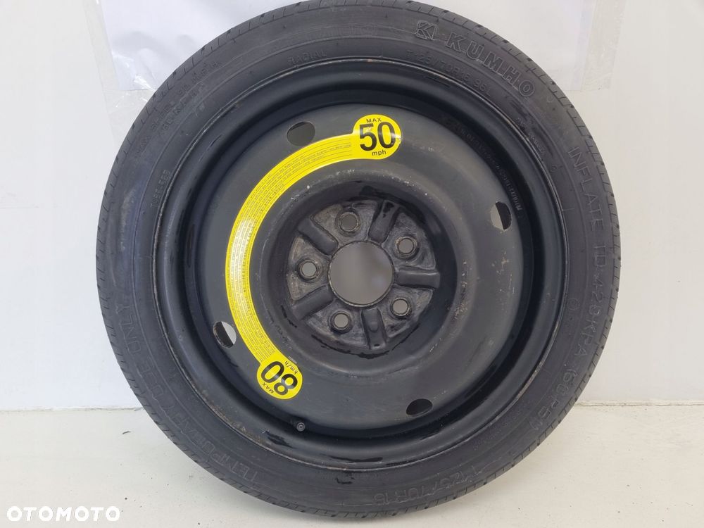 KOŁO DOJAZDOWE ZAPASOWE Kia Hyundai Coupe 125/70 R16 52910 39910 zapas - 2