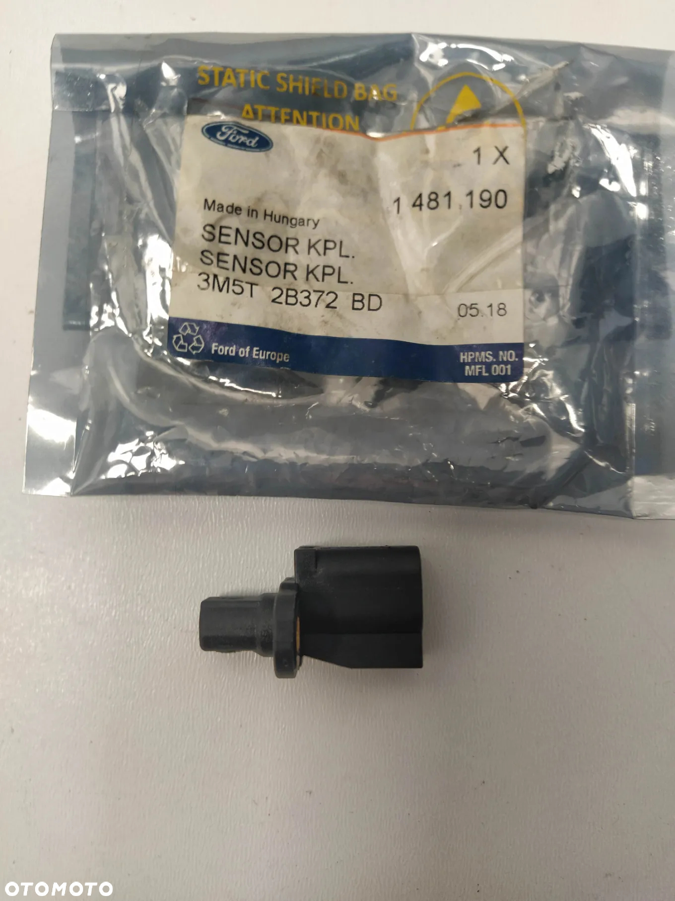 FORD VOLVO MAZDA CZUJNIK PRĘDKOŚCI OBROTOWA KOŁA SENSOR ABS TYŁ TYLNY NOWY ORYGINAŁ - 3