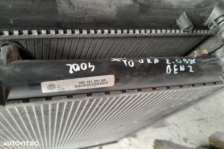 Radiator apa racire motor 1K0121251BR Volkswagen VW Golf 5 [2003 - 20 - 1
