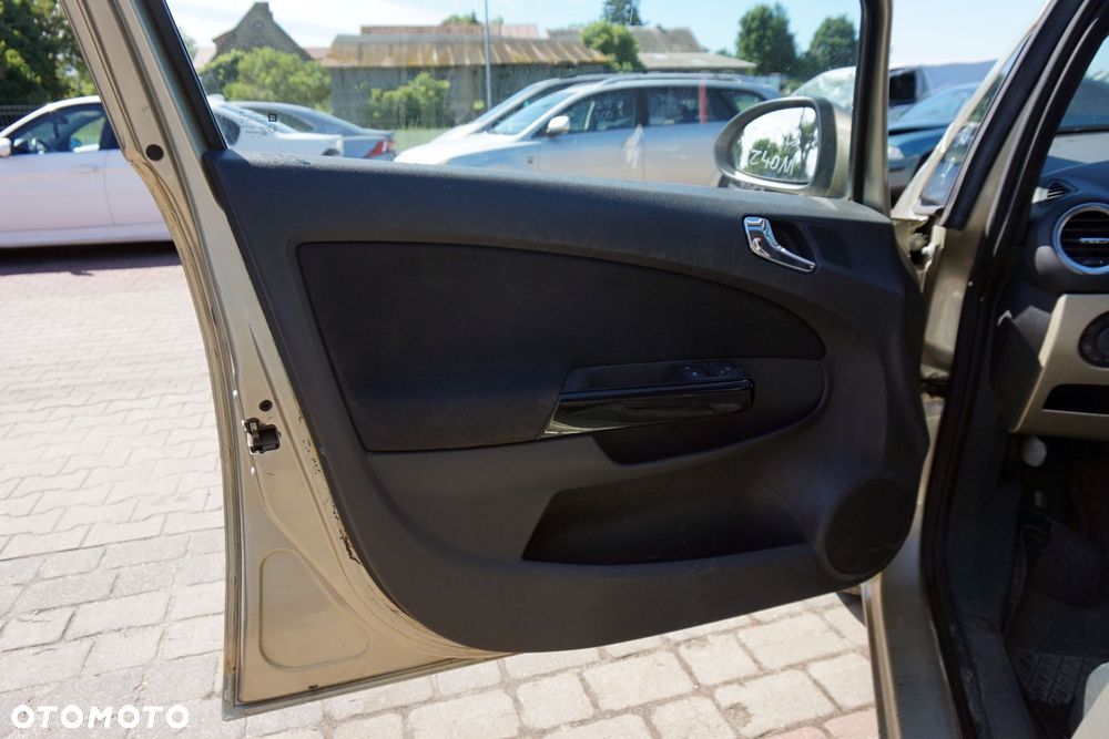 DRZWI PRZEDNIE LEWE CORSA D IV 5D HB Z40M  ZŁOTY OPEL 2006-2011 - 9