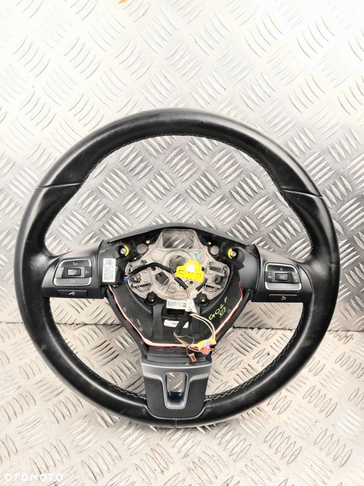 Kierownica skórzana multifunkcyjna VW Golf VI 08-13r. - 1