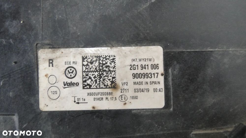 VW POLO VI 6 2G LAMPA PRAWA PRZÓD PRZEDNIA EUROPA - 8