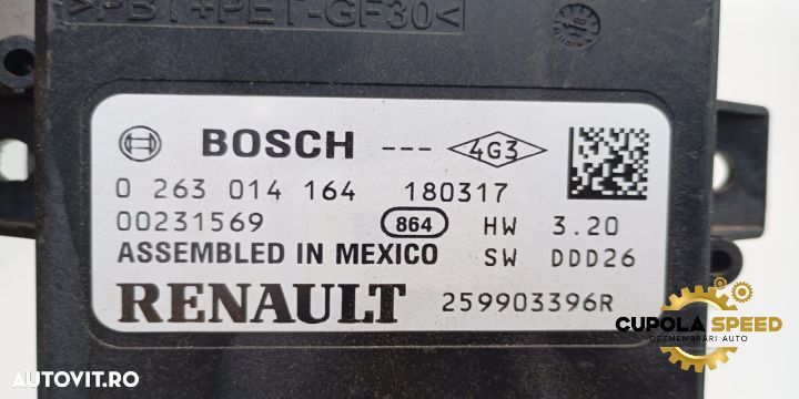 Modul senzori parcare 259903396R Renault Megane 4 [2016 - 2020] - 3