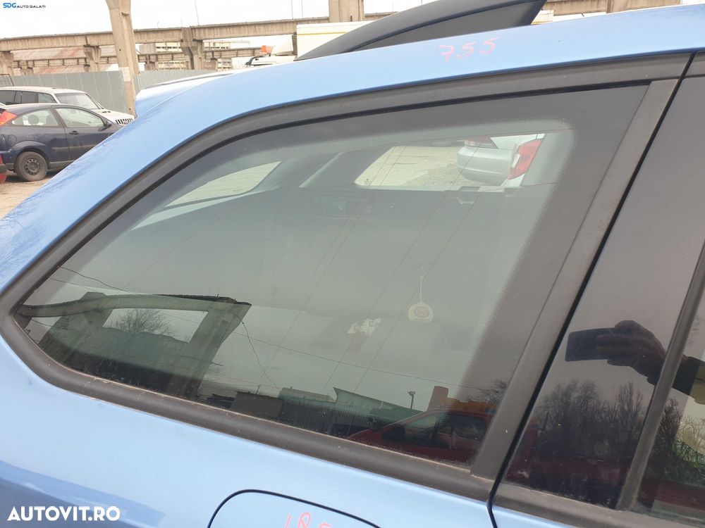 Geam Sticla Fix Aripa Dreapta Spate Skoda Octavia 3 Break Combi 2013 - 2020 [K3573] - 1