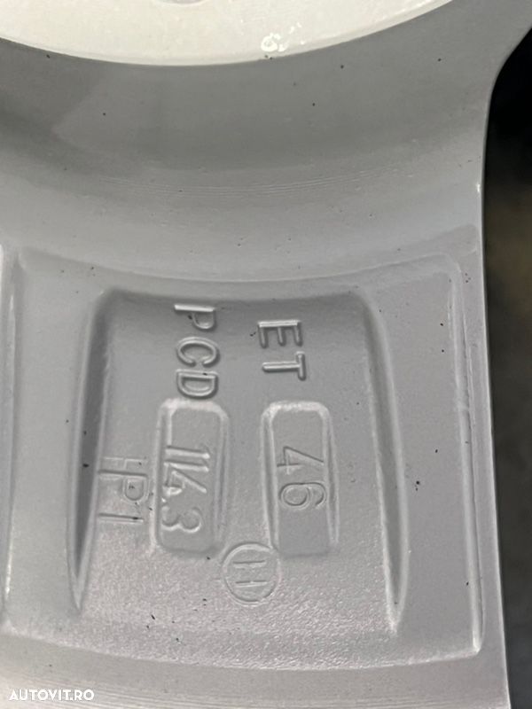 vând set jante aliaj Hyundai I30 GDH pe 15” cu anvelope noi de iarnă - 8