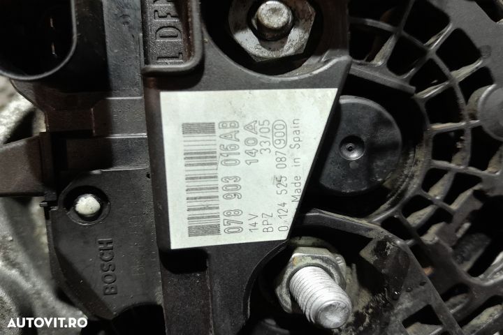 Alternator 2.5 TDI  078903016AB 0124525087 Audi A4 B7 [2004 - 2008] S - 5