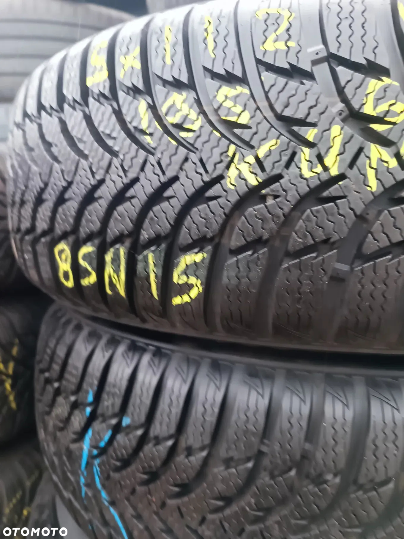 5x112 Felgi stalowe Stal 15 Koła Zimowe Zima VW PASSAT B5 GOLF 5 6 V VI CADDY JETTA TOURAN SEAT LEON TOLEDO ALTEA SKODA OCTAVIA II III 2 3 AUDI A4 B5 B6 A6 C5 Legnica ALU-RAD 195/65 8,5mm Kumho jak Nowe - 7