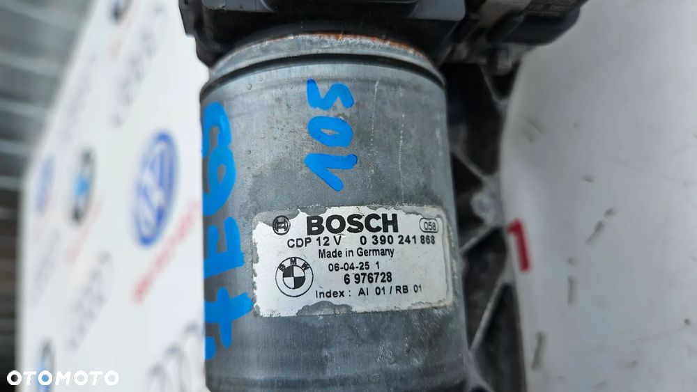 BMW 7 E65 E66 Mechanizm wycieraczek przód Silniczek wycieraczek 6976728 - 5