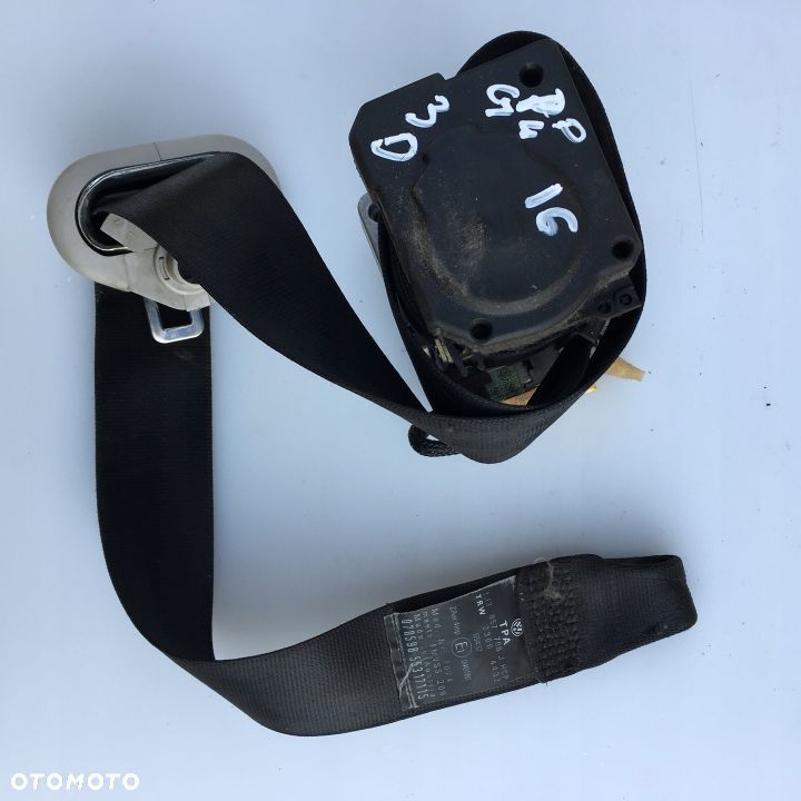 PAS BEZPIECZEŃSTWA PRAWY PRZÓD GOLF IV 1J3857706J