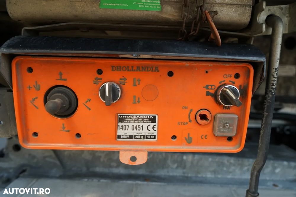 Fruehauf CONTAINER / DHOLLANDIA LIFT / PODEA RESISTENTĂ / - 22
