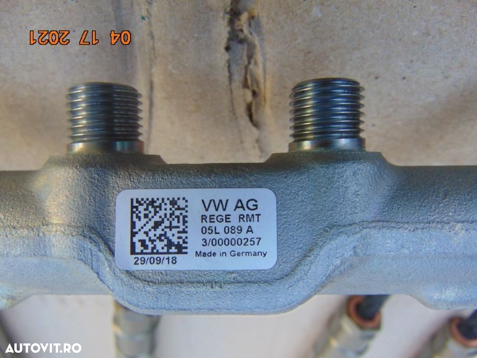 Rampa injectoare Audi A6 4K C8 Audi A5 bA7 Q3 vQ5 Seat Skoda 2.0 euro - 2