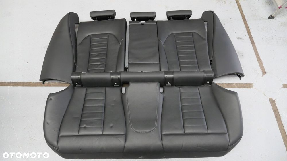 bmw g20 składana tylna kanapa czarna skóra komplet tył mah7 skóra vernasca - 1