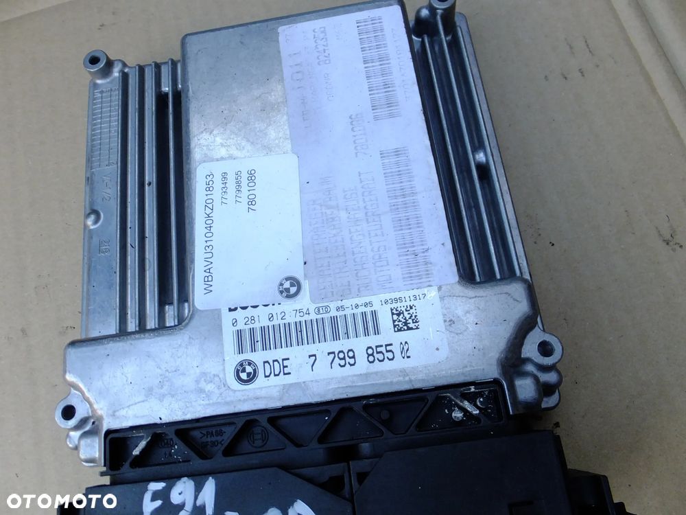 sterownik silnika bmw e90 e91 2,0 d 2007r 7799855 - 2
